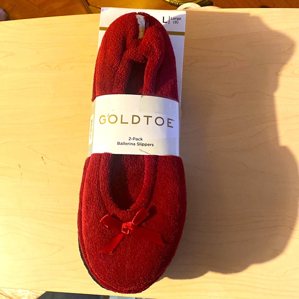 2 pack Large Ballerina Slippers